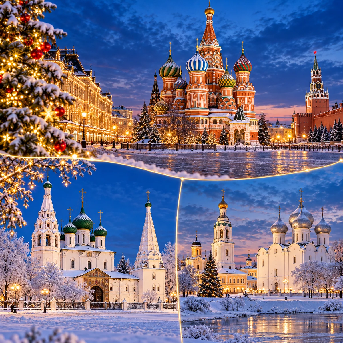 В сердце русской зимы: Москва - Ярославль и Вологда - новогодняя столица 2027!